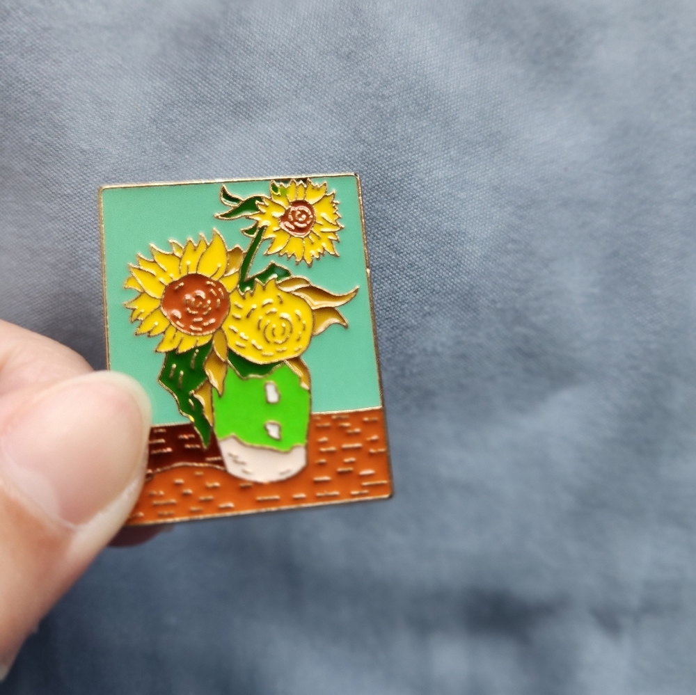 Van Gogh Painting enamel pin